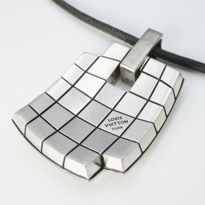 LV хлеб Dante .f Damier mo The ikM65913 колье metal серебряный Damier plate 