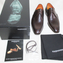 MAGNANNI マグナーニ オバンカ 10535 メンズシューズ EU42 US9M BROWN 未使用_画像10