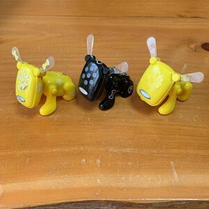 マクドナルド ハッピーセット 2008 ロボット犬 黒 1 黄色 2 3個セット レア 希少 非売品 美品 送料無料