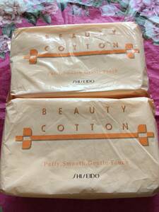 2 set * natural cotton 100% Shiseido The silver The beauty cotton business use * Shiseido beauty cotton baby. . also possible to use cotton pads 