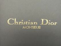 三越 Christian Dior MONSIEUR（クリスチャン・ディオールムッシュ） 4.3g デザイン ネクタイチェーン 美品 ケース付属_画像7