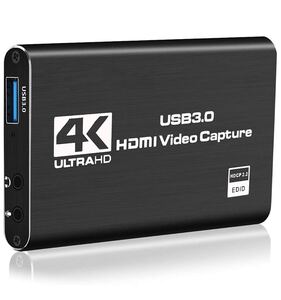 HDMIキャプチャーボード ゲーム ビデオキャプチャー 4K 60HZパススルー