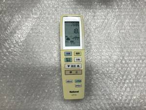 ナショナル エアコンリモコン A75C3020 中古品S-2735