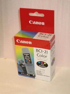 Ｃａｎｏｎ　キャノン純正インクカートリッジ　ＢＣＩ－２１Ｃｏｌｏｒ　新品未開封