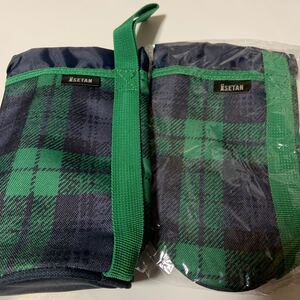 ISETANペットボトルホルダー非売品保冷保温ペットボトルカバー未使用2個セットお出掛け持ち運び便利なペットボトルケース男女兼用