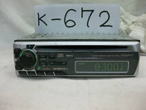 K-672　ADDZEST　アゼスト　DB315　1Dサイズ　CDデッキ　故障品_画像1