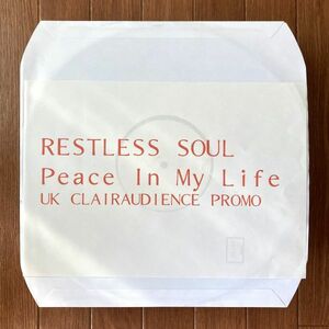 【US盤/12/ハウス】Restless Soul featuring Maiya James / Peace In My Life ■ Clairaudience / CA124 / Phil Asher / プロモ盤