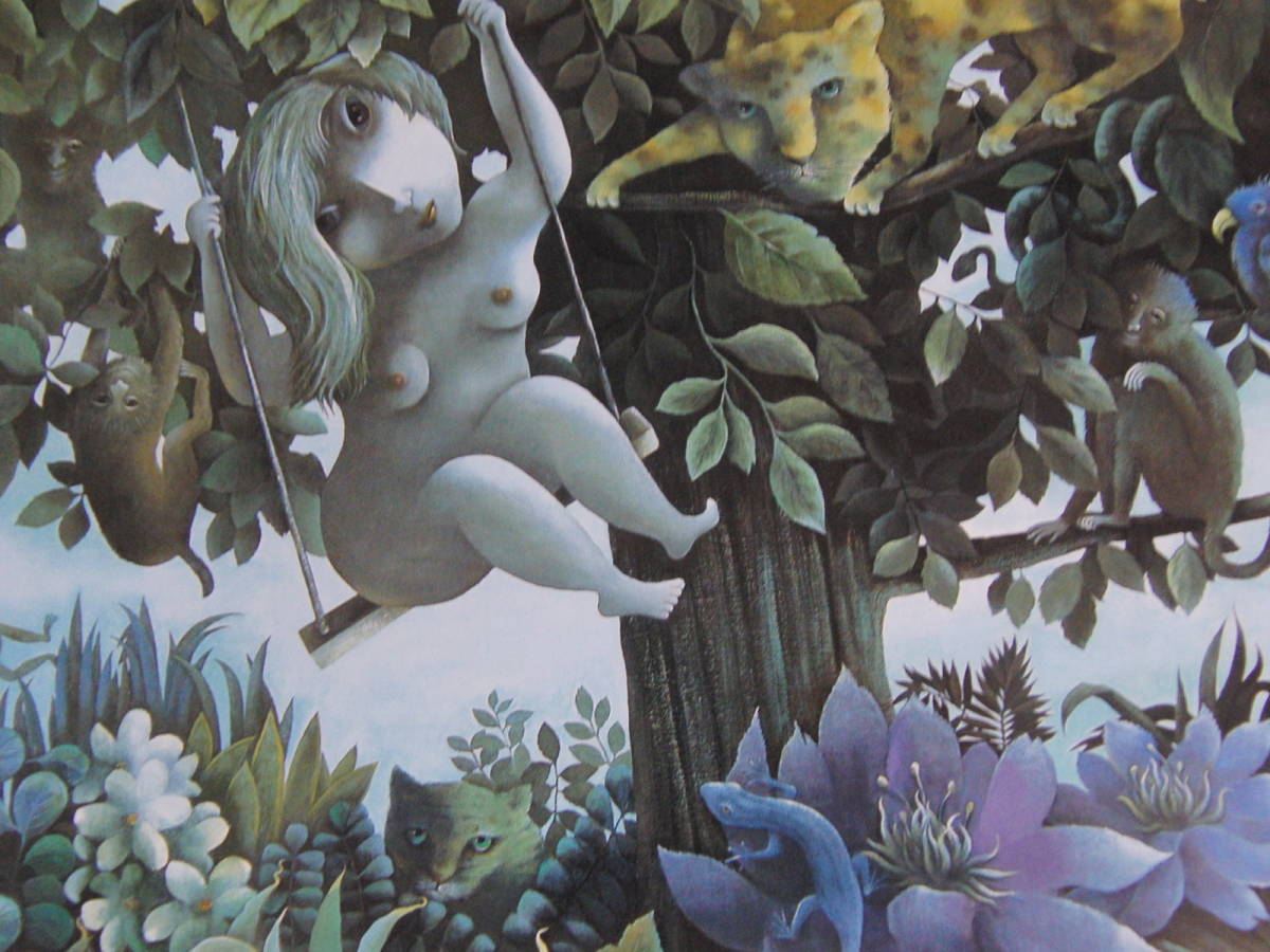 Eiko Suzuki, El día en que florecen las flores, Libro de arte raro, Viene con un nuevo marco de alta calidad., En buena condición, envío gratis, Cuadro, Pintura al óleo, Naturaleza, Pintura de paisaje