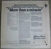 Piero Piccioni『More Than A Miracle (Music From The Original Sound Track)』LP Soft Rock ソフトロック_画像2