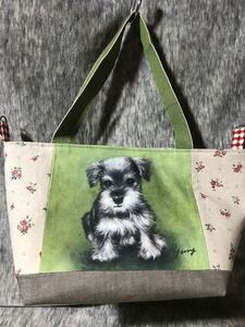 ハンドメイド アッシュデザイン トートバッグ