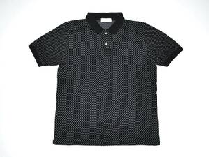 [BEAMS] Beams polo-shirt with short sleeves black dot manner total pattern S old clothes 