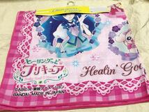 未使用　ヒーリングっどプリキュア 　ランチクロス　お弁当包み　ナフキン　サイズ約４３×43cm　送料94円　綿100％　日本製　女の子向き_画像5