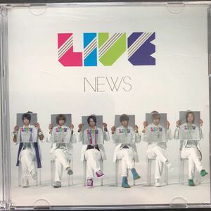 CD+DVD／NEWS／LIVE／初回限定盤／帯付き／Jポップ