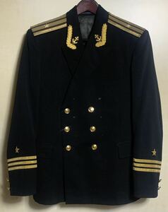 ソ連軍 M69 海軍 少佐 礼装用 リーファージャケット ソ連海軍 ソビエト軍 ロシア軍 制服 ブレザー ダブルスーツ 礼服 儀仗服