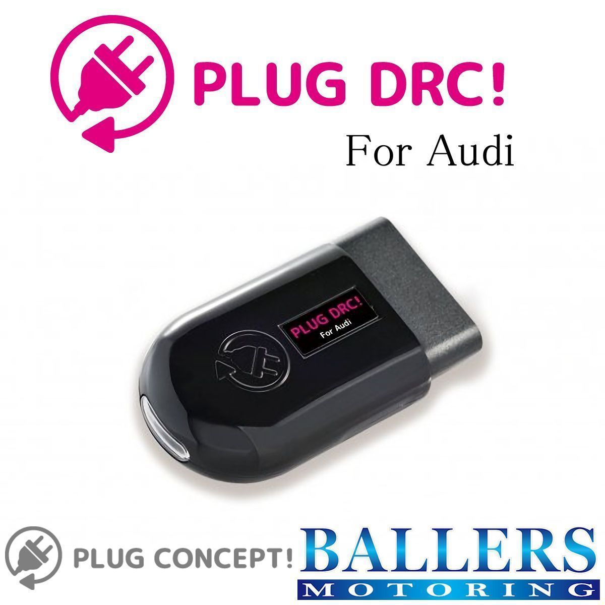 PLUG DRC! アウディ A4/S4/RS4 8W デイライト標準車 2018年~ デイライト コーディング 差し込むだけで設定完了! 欧州仕様! AUDI 日本製