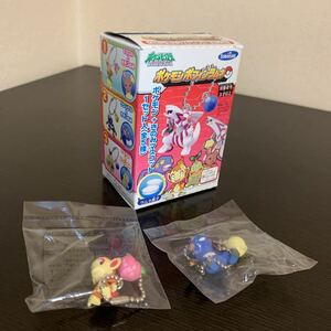 箱廃棄 ポケモン ポフィンラムネ ② グレッグル と オボンのみ ⑤ ヒコザル と モモンのみ 内袋未開封 フィギュア キーホルダー 2008