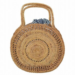 ata bag handbag stripe pouch [ basket bag basket bag in stock handbag bag rattan wistaria kimono kimono yukata ...]YSA-130113