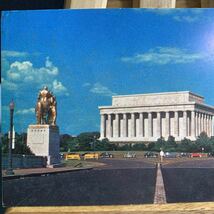 絵葉書 絵はがき 古い絵葉書 古いハガキ ポストカード リンカーン記念館、ワシントンD. C.この白い大理石の寺院は1922年に完成しま…(2374)_画像2
