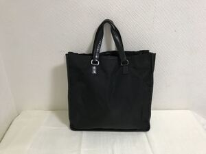 本物プラダPRADA本革レザーナイロントートボストンバッグビジネスハンドバック旅行トラベル黒ブラックレディースメンズ