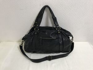 本物クリードCREED本革レザー2wayハンドボストンバッグビジネストートショルダーバック旅行トラベル黒ブラックレディースメンズ
