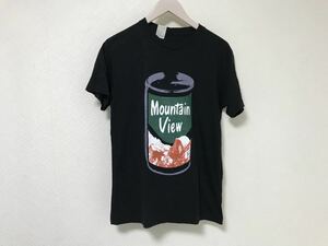 本物エヌハリウッドNハリコットンプリント半袖Tシャツ黒ブラック旅行トラベルビジネスメンズ36S