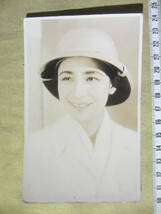  ”水の江瀧子”さん、２枚 　戦前の古絵葉書　SSK 松竹少女歌劇：ブロマイド 1930年代のお品です。　_画像2