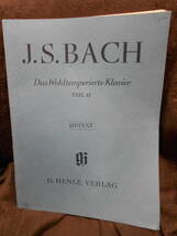 C3-1-13　楽譜　J.S.BACH　G.HENLE　VERLAG　Das Wohtemperierte Klavier ドイツ　輸入_画像1