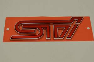 スバル WRX S4 STI リアレターマーク 赤