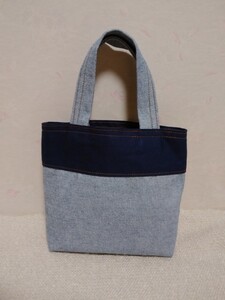 ハンドメイド ミニトートバッグ トートバッグ