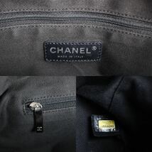 CHANEL COCO MARC CHARM LEATHER BOSTON BAG MADE IN ITALY/シャネルココマークチャームワイルドステッチレザーボストンバッグ_画像9