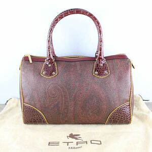 ETRO PAISLEY PATTERNED BOSTON BAG MADE IN ITALY / Etro Paisley pattern Boston bag, Huh, Etro, Bag, bag