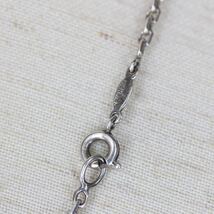 GUCCI SILVER CHAIN NECKLACE MADE IN ITALY/グッチシルバーネックレス_画像7