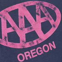 80s USA製 ビンテージ AAA OREGON 全米自動車協会 オレゴン Tシャツ 企業系 Hanes ヘインズ 両面プリント 企業物 vintage Sサイズ レア古着_画像10