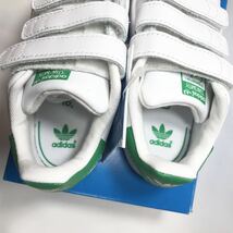 【新品】adidas STAN SMITH アディダス スタンスミス ベビー キッズ スニーカー ベルクロ コンフォート ホワイト グリーン BZ0520 16.0_画像4