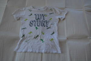 * size 140* Uniqlo Kids half .. T-shirt Toy Story Logo white 