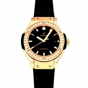 Hublot HUBLOT Classic Fusion 582.OX.1180.RX.1204 Black Dial Used Watch Ladies, Brand watch, A line, Hublot