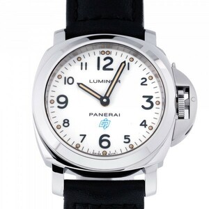 パネライ PANERAI ルミノール ベース ロゴ アッチャイオ PAM00630 ホワイト文字盤 中古 腕時計 メンズ