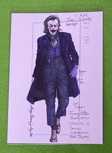 DC exhibition super hero. birth limitation exhibition art B6 postcard Joker + leaflet 