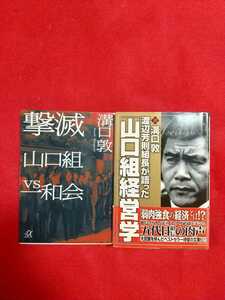 壊滅 山口組vs一和会/渡辺芳則が語った「山口組経営学」 ★二冊セット★ ◎著書/溝口敦