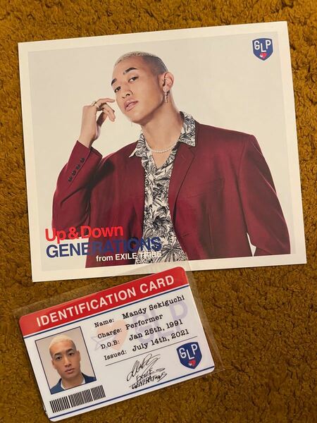 おまけ付！関口メンディー★Up&Downアザージャケット★GENERATIONS