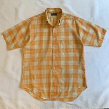 60s BROOKDALE PLAID B.D.SHIRT ヴィンテージ ビンテージ チェックシャツ ボタンダウンシャツ BDシャツ 3点留め アメトラ 50s 送料無料_画像2