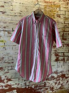 ~60s Aetna STRIPE B.D.SHIRT DEAD STOCK NOS ヴィンテージ ビンテージ ストライプシャツ ボタンダウンシャツ BDシャツ 50s 送料無料 3点留