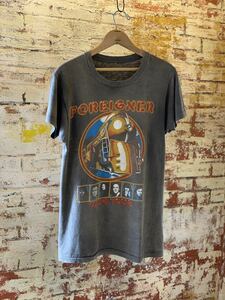 70s FOREIGNER TOUR Tee ヴィンテージ ビンテージ ツアーTシャツ バンドTシャツ ロックTシャツ アメカジ 60s フェード グランジ 送料無料