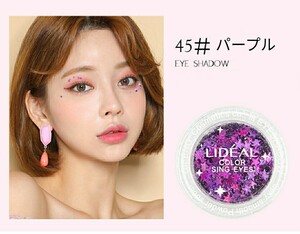 新品メイクアップ アイメイクチー クライターネイルメイク 華麗 星柄ラメシャドウ