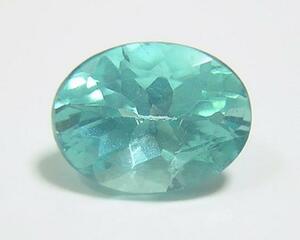  free shipping [ natural apatite ] 1.35ctpalaiba color loose unset jewel gem madaga Skull production 