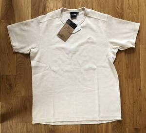 25%オフ!新品未使用★THE NORTH FACE ノースフェイス半袖Tシャツ ショートスリーブ ハニカムクルーMサイズ/ビンテージホワイト /NT12137
