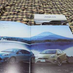 トヨタアクアカタログ【2020.1】3点セット（非売品）燃費38k/l 富士山とコラボ