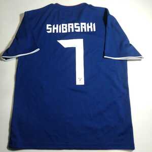 #7 柴崎岳　サッカー　日本代表　JFA　オフィシャル　official　青　ブルー　応援用シャツ　Lサイズ