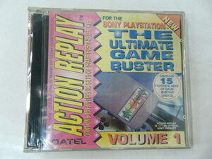 未使用☆　DATEL　　ACTION REPLAY　　SONY PLAYSTATION　　THE ULTIMATE GAME BUSTER　VOLUME1