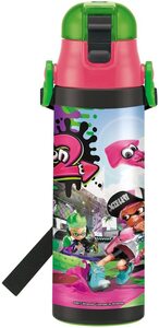 新品 送料無料 スケーター 子供用 直飲み 水筒 ステンレス 580ml スプラトゥーン 2-A ダイレクトボトル 超軽量